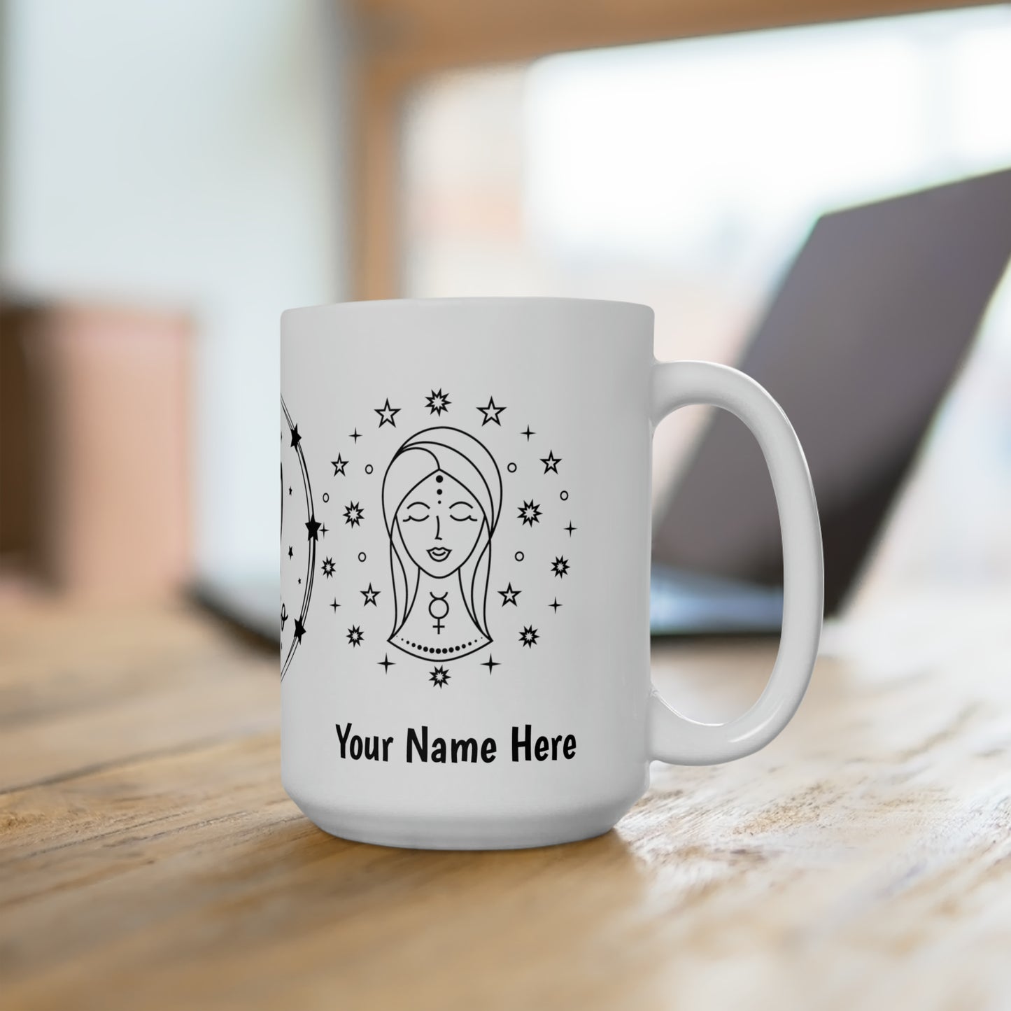 Personalized Ceramic Mug 15oz- Virgo