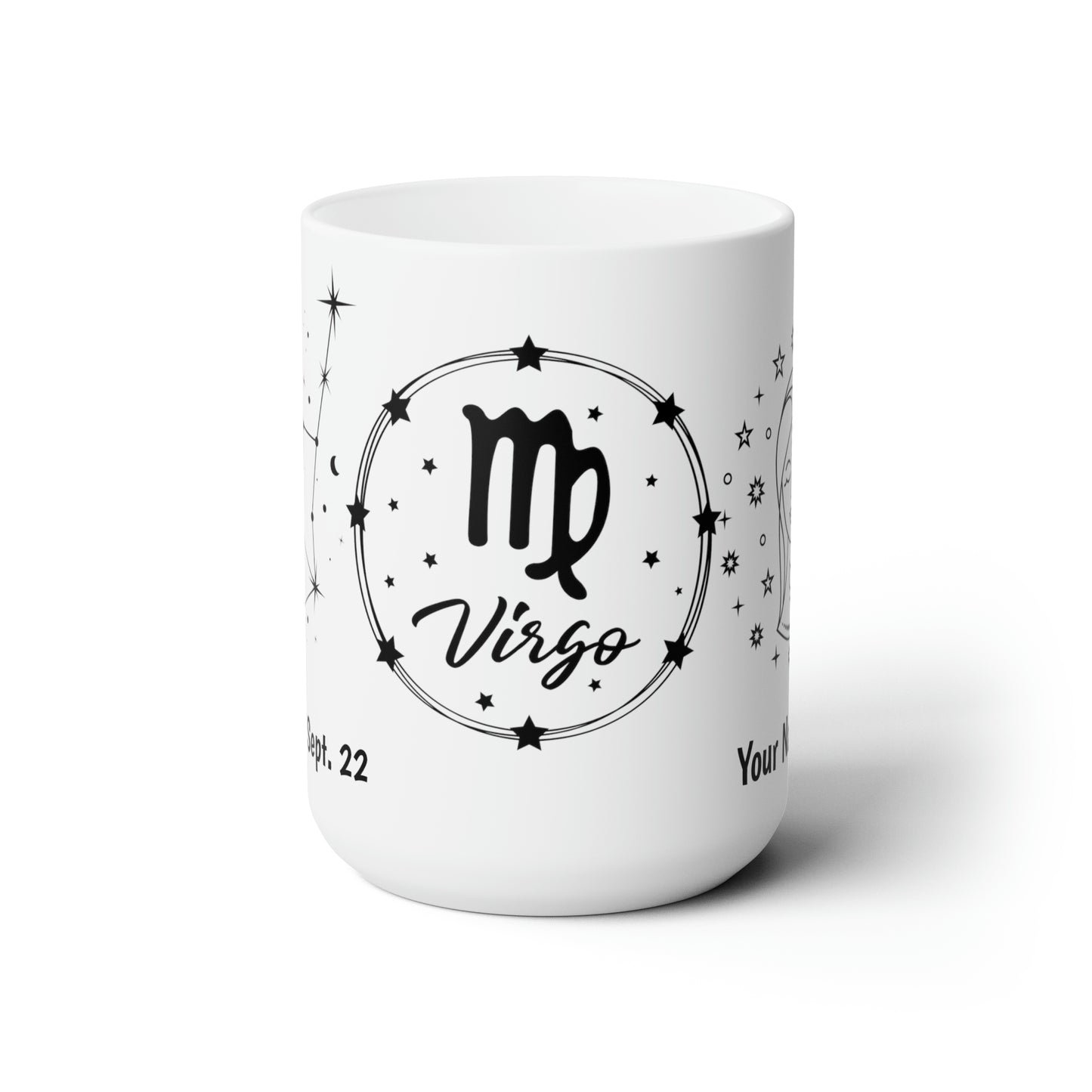 Personalized Ceramic Mug 15oz- Virgo