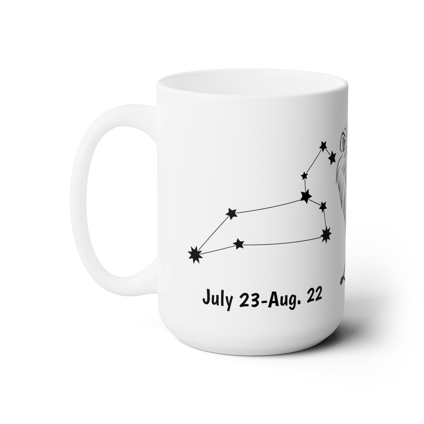 Personalized Ceramic Mug 15oz- Leo