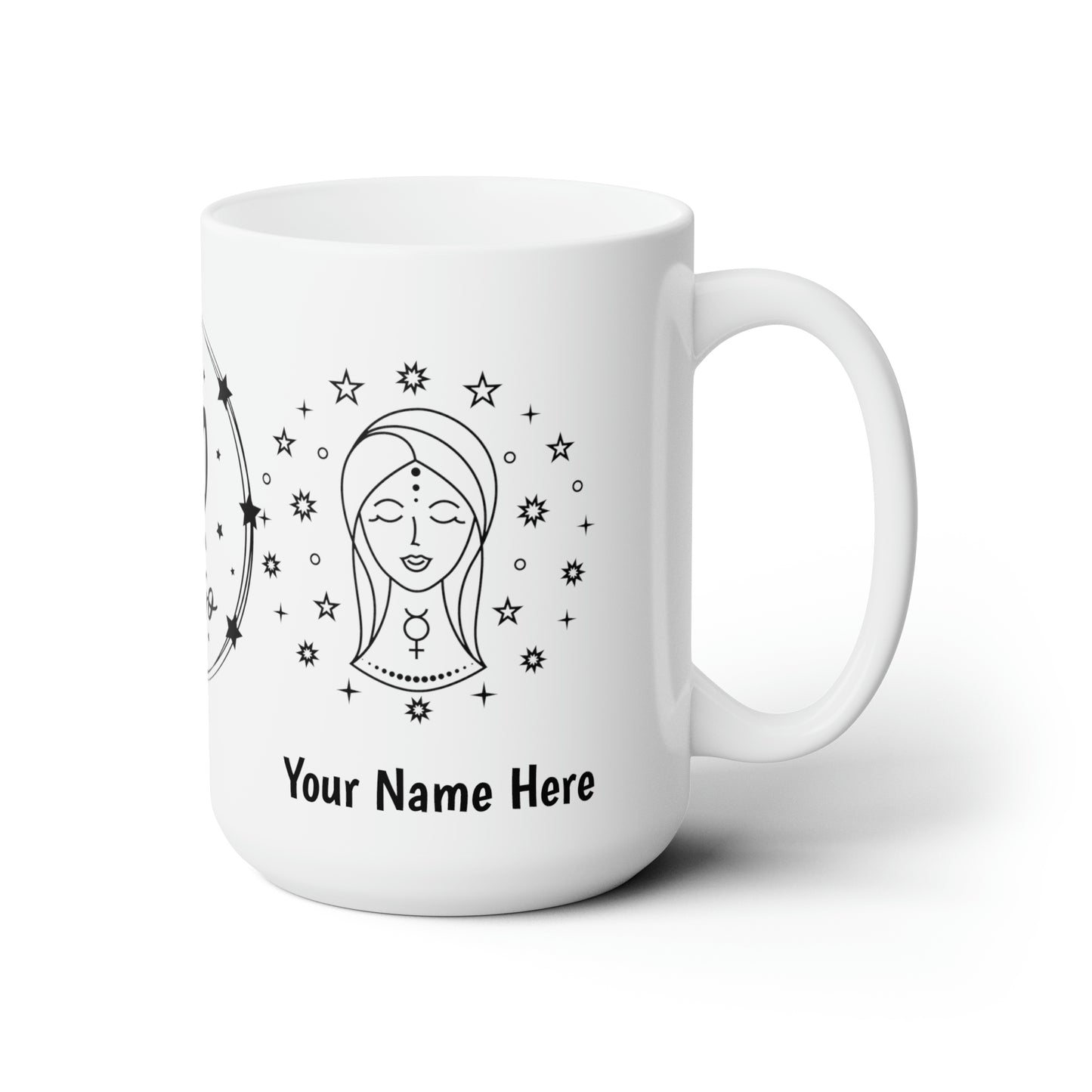 Personalized Ceramic Mug 15oz- Virgo