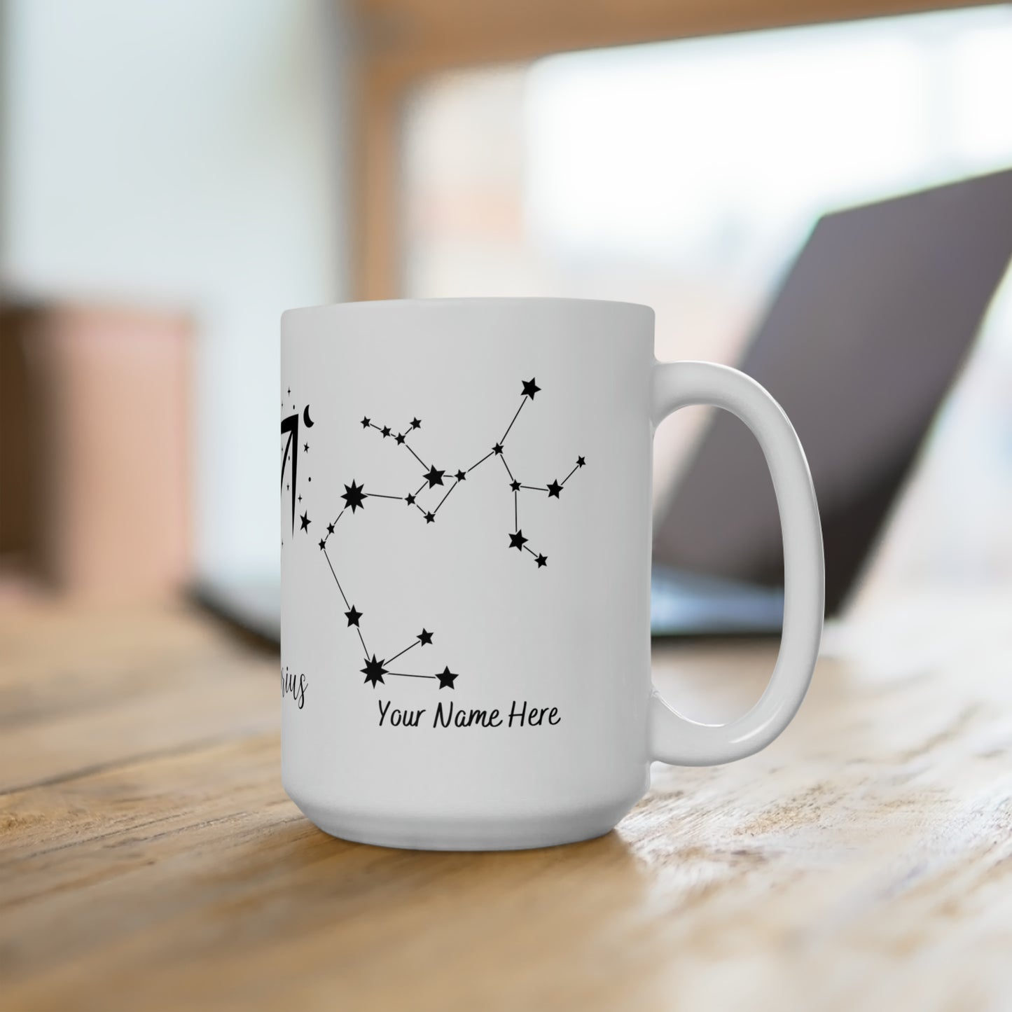 Personalized Ceramic Mug 15oz-Sagittarius