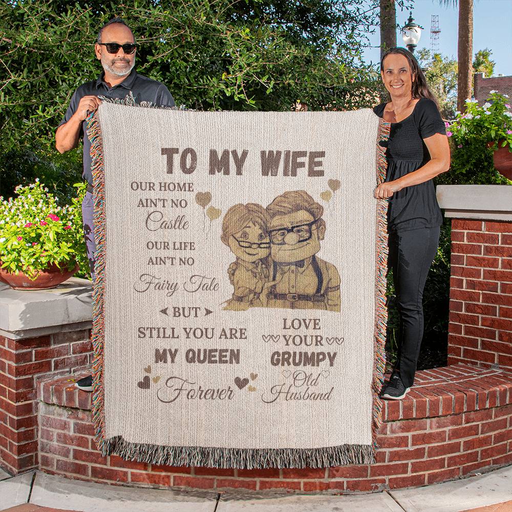 Wife from Husband, for Wife Birthday Gift Ideas, Anniversary Wedding Gifts for Her, Valentine's Mother's Day Romantic Gifts for Wife Blanket Present(60"x50")