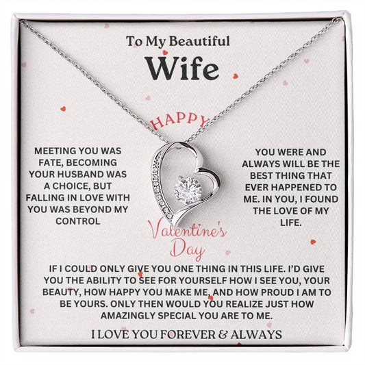 To My Beautiful Wife- Happy Valentine's Day! Makes the Perfect Gift